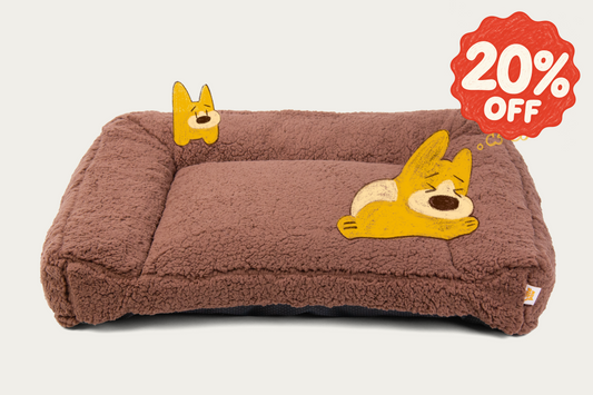 Shorty Open Bolster Dog Bed - Moose