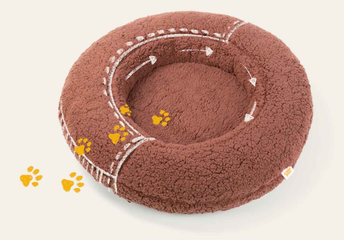 Shorty Cuddler Dog Bed - Moose