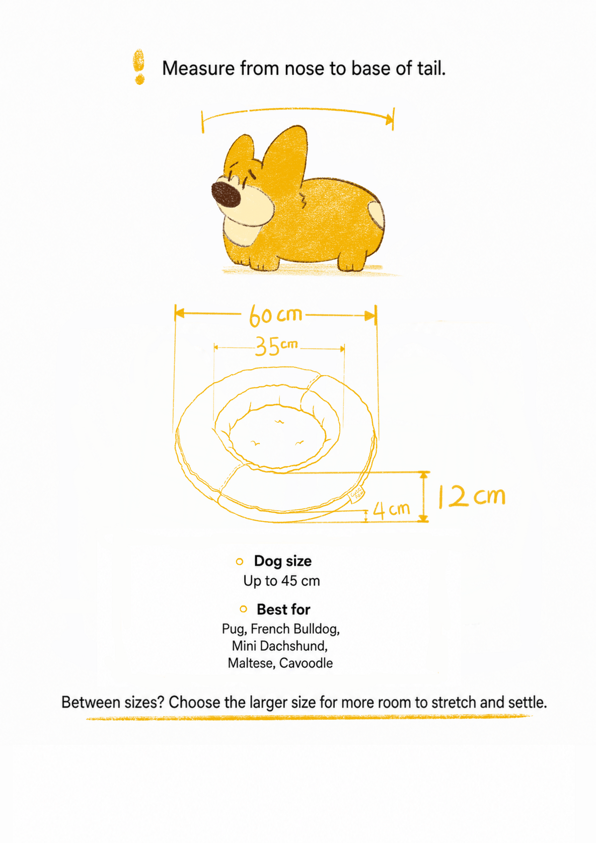Shorty Cuddler Dog Bed - Cloud