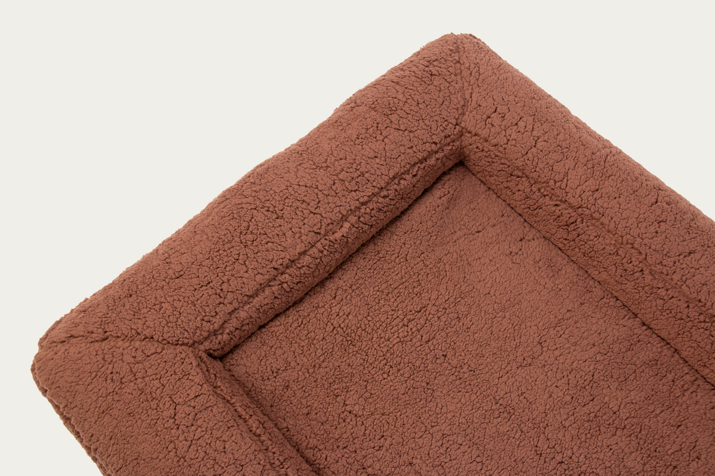 Shorty Orthopaedic Square Dog Bed - Mocha Brown