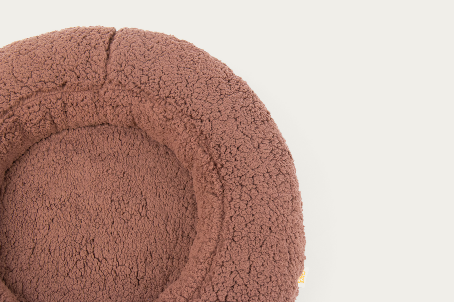 Shorty Cuddler Dog Bed - Mocha Brown